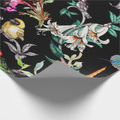 Wasserfarbene, von Hand gezeichnete, nahtlose Must Geschenkpapier (Ecke)