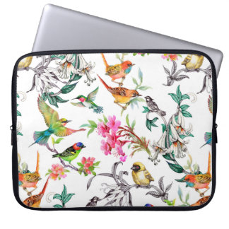 Wasserfarbene, von Hand gezeichnete, nahtlose Must Laptopschutzhülle