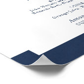 Wasserfarbene Wasserfarben Signature Cocktails Poster (Ecke)