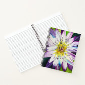 Wasserfarbene Wasserlilie Kunst Notizblock (Innenseite)