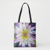 Wasserfarbene Wasserlilie Kunst Tasche (Vorderseite)