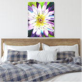 Wasserfarbene Wasserlilie schöne Kunst Leinwanddruck (Insitu (Schlafzimmer))