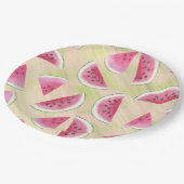 Wasserfarbene Wassermelone Pinacoteca comunale Cas Pappteller (Schrägansicht)