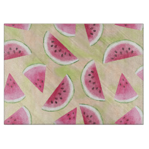 Wasserfarbene Wassermelone Pinacoteca comunale Cas Schneidebrett