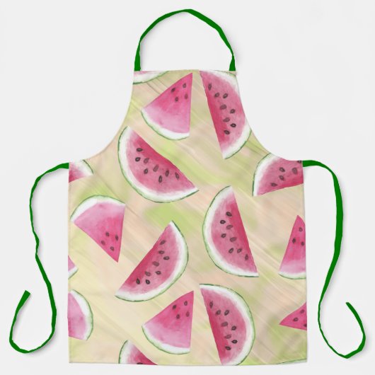 Wasserfarbene Wassermelone Pinacoteca comunale Cas Schürze (Vorderseite)