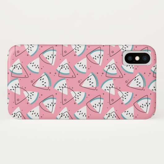 Wasserfarbene Wassermelonen Case-Mate iPhone Hülle (Rückseite (Horizontal))