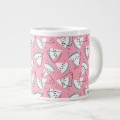 Wasserfarbene Wassermelonen Jumbo-Tasse (Vorderseite Rechts)