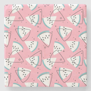 Wasserfarbene Wassermelonen Steinuntersetzer