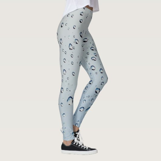 Wasserfarbene Wassertropfen Leggings, die zeichnen Leggings (Rechts)