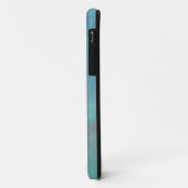 Wasserfarbene Wave Türkis Grüne Personalisierte Ku Case-Mate iPhone Hülle (Hinten/Links)