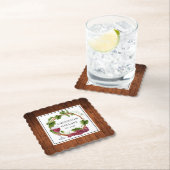 Wasserfarbene Weintrauben Weinkeller Name Untersetzer (Vor Ort)