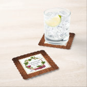 Wasserfarbene Weintrauben Weintrauben Weinname Untersetzer (Vor Ort)