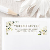 Wasserfarbene Weißrosen und Hydrangeas Bouquet (Insitu)