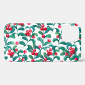 Wasserfarbene Wildbeeren, nahtloses Muster. Case-Mate iPhone Hülle (Rückseite (Horizontal))