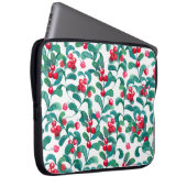 Wasserfarbene Wildbeeren, nahtloses Muster. Laptopschutzhülle (Vorne Rechts)