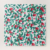 Wasserfarbene Wildbeeren, nahtloses Muster. Puzzle (Horizontal)