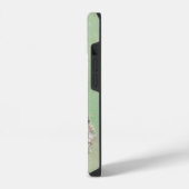 Wasserfarbene Wolfen Custom Wildlife Nature Art iPhone Hülle (Linke Seite)