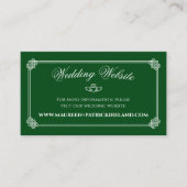 Wasserfarbene Zielort: Website von Irland Begleitkarte (Vorderseite)