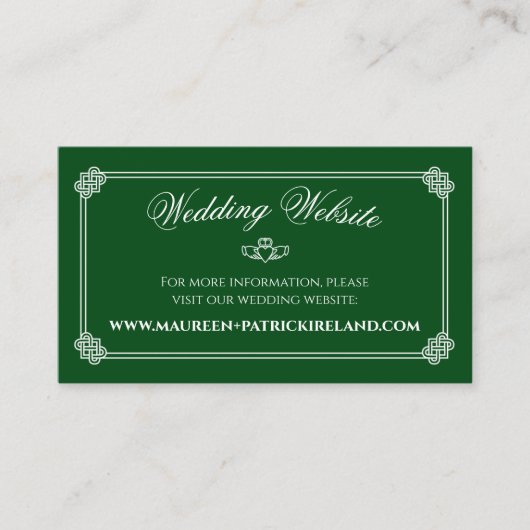 Wasserfarbene Zielort: Website von Irland Begleitkarte (Vorderseite)