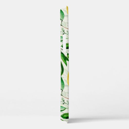 Wasserfarbene Zitronen, nahtlose Fruchtmuster. Case-Mate iPhone Hülle (Rückseite / Rechts)