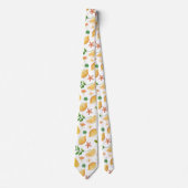Wasserfarbene Zitronen und Popsicles Neck Tie - Fr Krawatte (Vorderseite)