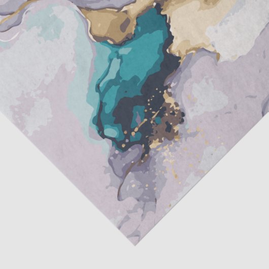 Wasserfarbeneffekt: 1 Gewebepapier Seidenpapier (Detail)