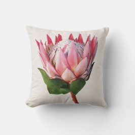 Wasserfarbeneffekt Protea Zweiseitiges Dekorkissen Kissen