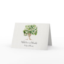 Wasserfarbeneiche Baum Vielen Dank