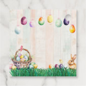 Wasserfarbeneier-Jagd Geschenkanhänger (Rückseite)