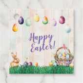 Wasserfarbeneier-Jagd Geschenkanhänger (Vorderseite)