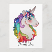 Wasserfarbeneintöne mit Regenbogenhaar Postkarte (Vorderseite)