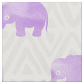 WasserfarbenElephant Shibori Primitive Zickzack Stoff (Nahaufnahme)