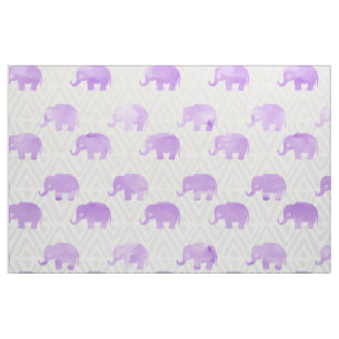 WasserfarbenElephant Shibori Primitive Zickzack Stoff