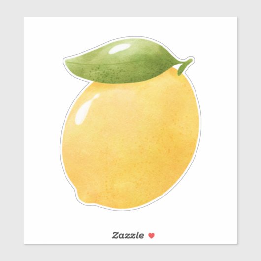 Wasserfarbenemon Aufkleber (Blatt)