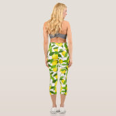 Wasserfarbenemon Capri Leggings (Rückseite)