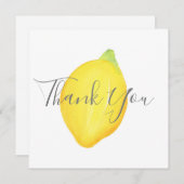 Wasserfarbenemon Dankeskarte (Vorne/Hinten)