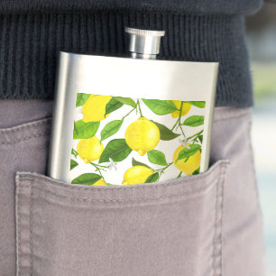 Wasserfarbenemon Flachmann