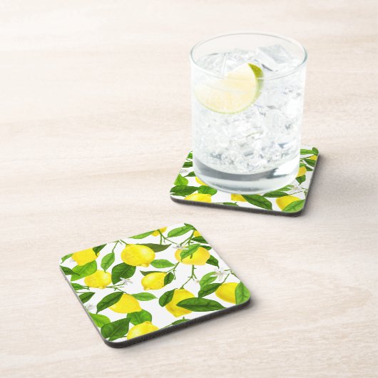 Wasserfarbenemon Getränkeuntersetzer (Rechte Seite)