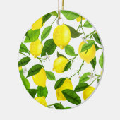 Wasserfarbenemon Keramik Ornament (Links)