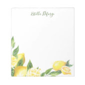 Wasserfarbenemon Notizblock (Vorderseite)