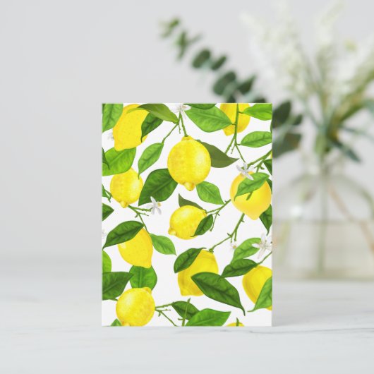 Wasserfarbenemon Postkarte (Stehend Vorderseite)