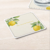 Wasserfarbenemon Rechteckiger Pappuntersetzer (angewinkelt)