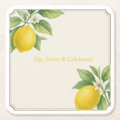 Wasserfarbenemon Rechteckiger Pappuntersetzer (Vorderseite)