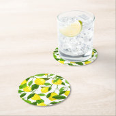 Wasserfarbenemon Runder Pappuntersetzer (Vor Ort)