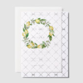 Wasserfarbenemon und Hochzeit des Grünkrauts Pergament Einladungen (Versetzt (Einladung))