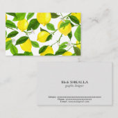 Wasserfarbenemon Visitenkarte (Vorne/Hinten)