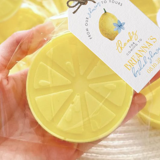 Wasserfarbenemon Von unserer Dusche zu Ihrer Geschenkanhänger