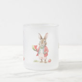 Wasserfarbenen Bunny Beach Lounge Mattglastasse (Mittel)