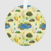 Wasserfarbenente Ornament (Vorderseite)