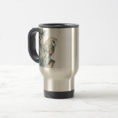 Wasserfarbener Barn Bird Nature Naturerlebnis Kuns Reisebecher (Vorderseite Links)
